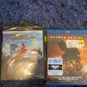 Spider-man 4K and Batman begin